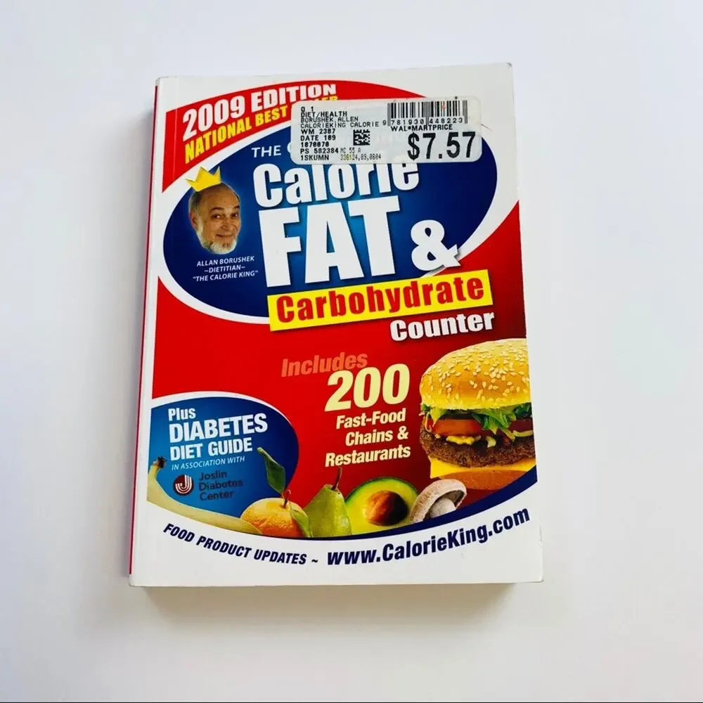 The Calorie King Calorie Fat & Carbohydrate Book by Borushek 2009